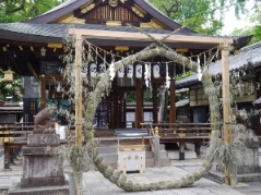 護王神社の「茅の輪」